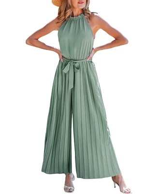 Cupshe Women's Wisteria Grove Green Jumpsuit