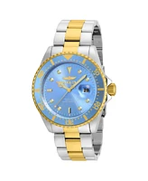 Invicta Men's 22060 Pro Diver Quartz 3 Hand Metallic Blue Dial Watch