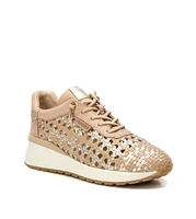 Carmela Leather Women's Braided Sneakers By Xti