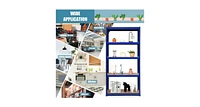 2 Pcs Storage Shelves Garage Shelving Units Tool Utility