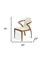 Upholstered Faux Leather Dining Side Chair