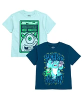 Monsters Inc. Boys Disney Mickey Mouse Toy Story Winnie the Pooh Cars Lion Guard Moana Luca Firebuds 2 Pack T-Shirts