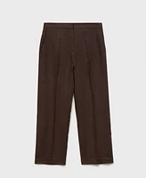 Mango Women's Linen Pants