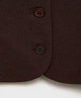 Mango Women's Slim-Fit Suit Vest