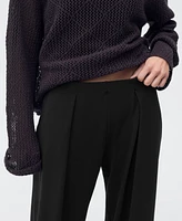 Mango Women's Godet Palazzo Pants