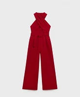 Mango Women's Belt Wrap Jumpsuit
