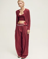 Mango Women's Straight Button Cardigan Sweater