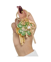 Juicy Couture Lucky Clover Charm Keychain