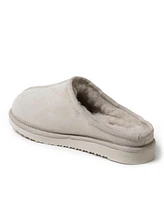 Dearfoams Men's Fireside By Grafton Genuine Shearling Clog Slipper