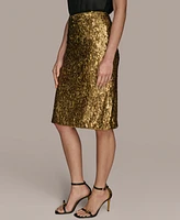 Donna Karan New York Women's Sequin Embellished Pencil Skirt