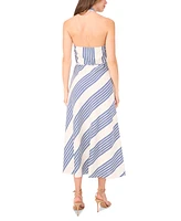 1.state Women's Halter-Neck Sleeveless Maxi Dress