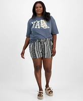 Rebellious One Trendy Plus Cotton Y'all Boyfriend Crewneck Tee