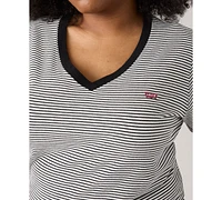 Levi's Plus Perfect Cotton Striped Short-Sleeve Tee