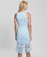 Guess Women's Itzel V-Neck Sleeveless Belted Dress