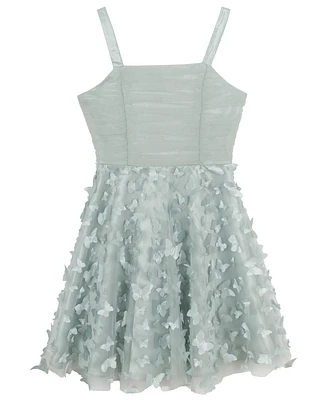 Rare Editions Big Girls 3D Butterfly Party Dress