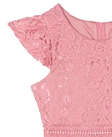 Rare Editions Big Girls Lace Party Dress