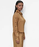 Dkny Women's Glazed Dressing Shirt