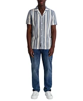 Karl Lagerfeld Paris Men's Textured Stripe Shirt