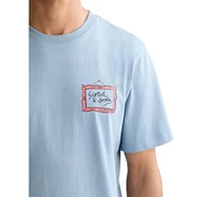 Scotch & Soda Men's Short Sleeve Screen Print Logo Graphic T-Shirt