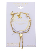 Unwritten Cubic Zirconia Butterfly Bolo Bracelet