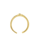 Unwritten Cubic Zirconia Snake Ring