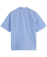 Scotch & Soda Men's Relaxed-Fit Stripe Short-Sleeve Shirt