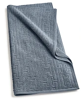 Hotel Collection Sculpted Chain-Link Bath Towel, 30" x 56", Exclusively at Macy's