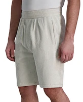 Karl Lagerfeld Paris Men's Relaxed-Fit Seersucker Shorts