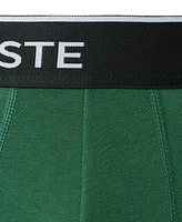 Lacoste Men's 3-Pk. Regular-Fit Logo Waistband 5" Boxer Briefs