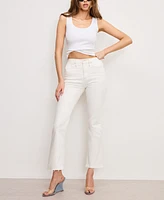 Good American Women's Standard Kick-Flare Jeans