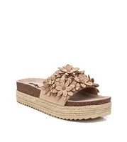 Women's Jute Wrapped Platform Sandals Refresh By Xti