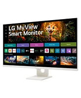 Lg MyView 32SR73U 31.5" 16:9 4K Ultra Hd Usb-c Va Hdr Lcd Smart Monitor with WebOS, White