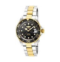Invicta Men's Pro Diver Automatic 3 Hand Black Dial Watch