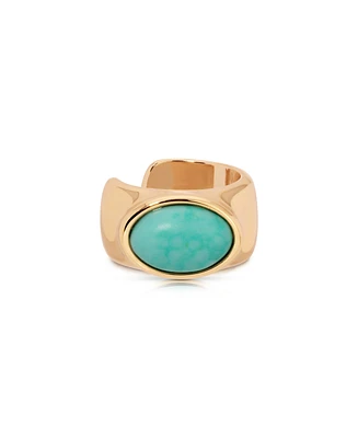 Ettika Turquoise Solstice Cuff Earrings