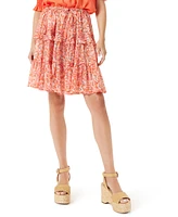 Sam Edelman Women's Bree Flowy Mini Skirt