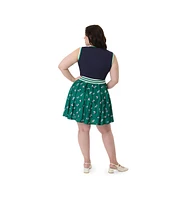 Plus Pleated Tennis Dress