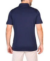 Tailorbyrd Men's Solid Modal Polo w/Contrast Trim