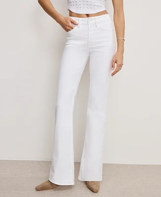 Good American Women's Good Legs High Rise Flare Jeans