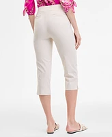 Jones New York Women's Pull-On Cropped Stretch Capri Pants