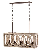 Home Accessories 30" Laurentina 5-Light Indoor Chandelier