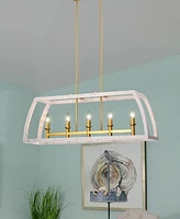 Home Accessories 39" Nermin 5-Light Indoor Chandelier