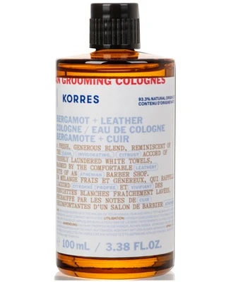 Korres Men's Bergamot + Leather Cologne, 100 ml
