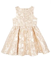Rare Editions Toddler and Little Girls Brocade Party Dress