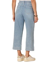 Democracy Women's Ab-Solution Crop Wide-Leg Jeans