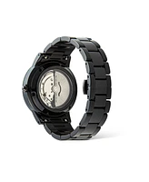 Daniel Wellington Men's Automatic Black Stainless-Steel Watch, 40mm