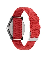 adidas Unisex Analog Red Nylon Watch, 39mm