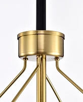 Home Accessories 12" Snowgaze 9-Light Indoor Chandelier