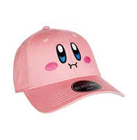 Kirby Men's Face Embroidered Adjustable Hat