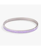 Grateful Heart Hinge Bangle Bracelet
