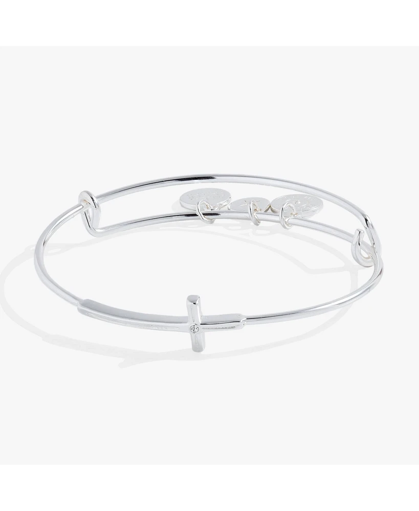 Cross Inline Bangle Bracelet